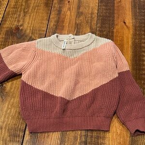 Cozy Colorblock Kids Sweater